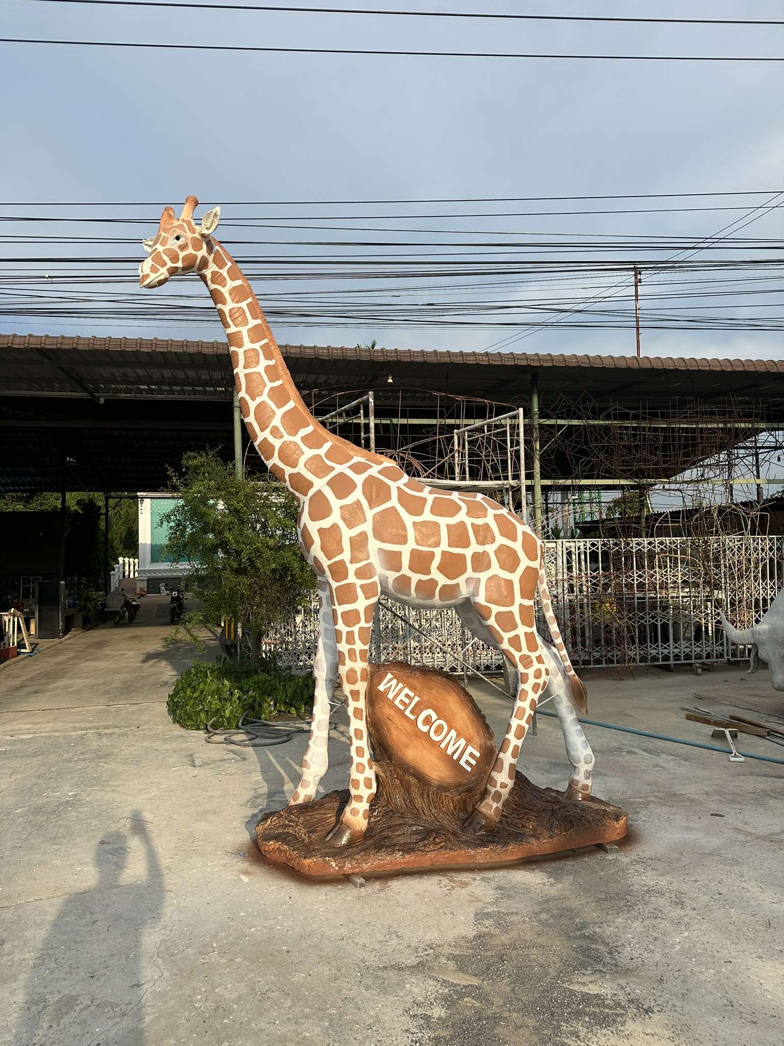 รูปปั้นยีราฟ